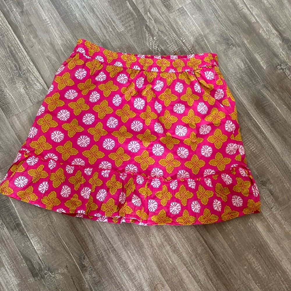 Darling Midi Sigrid Olson skirt with pockets elastic waist L